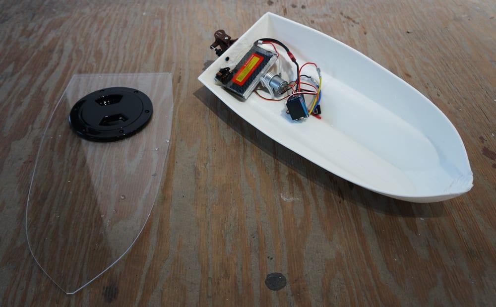 3D-Printed Motor Boat (2016), an early experiment (2 of 4)