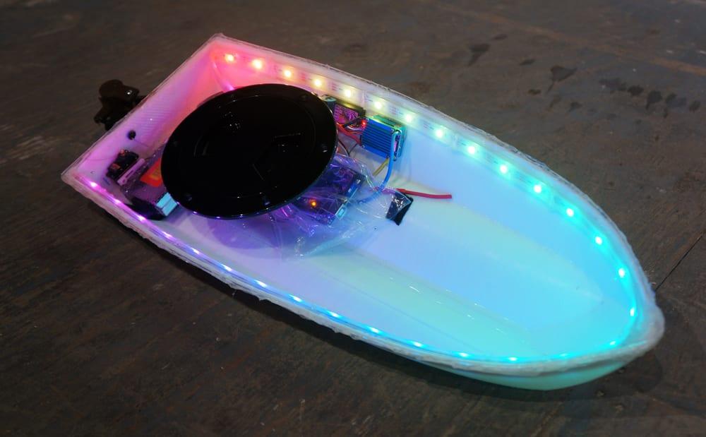 3D-Printed Motor Boat (2016), an early experiment (1 of 4)