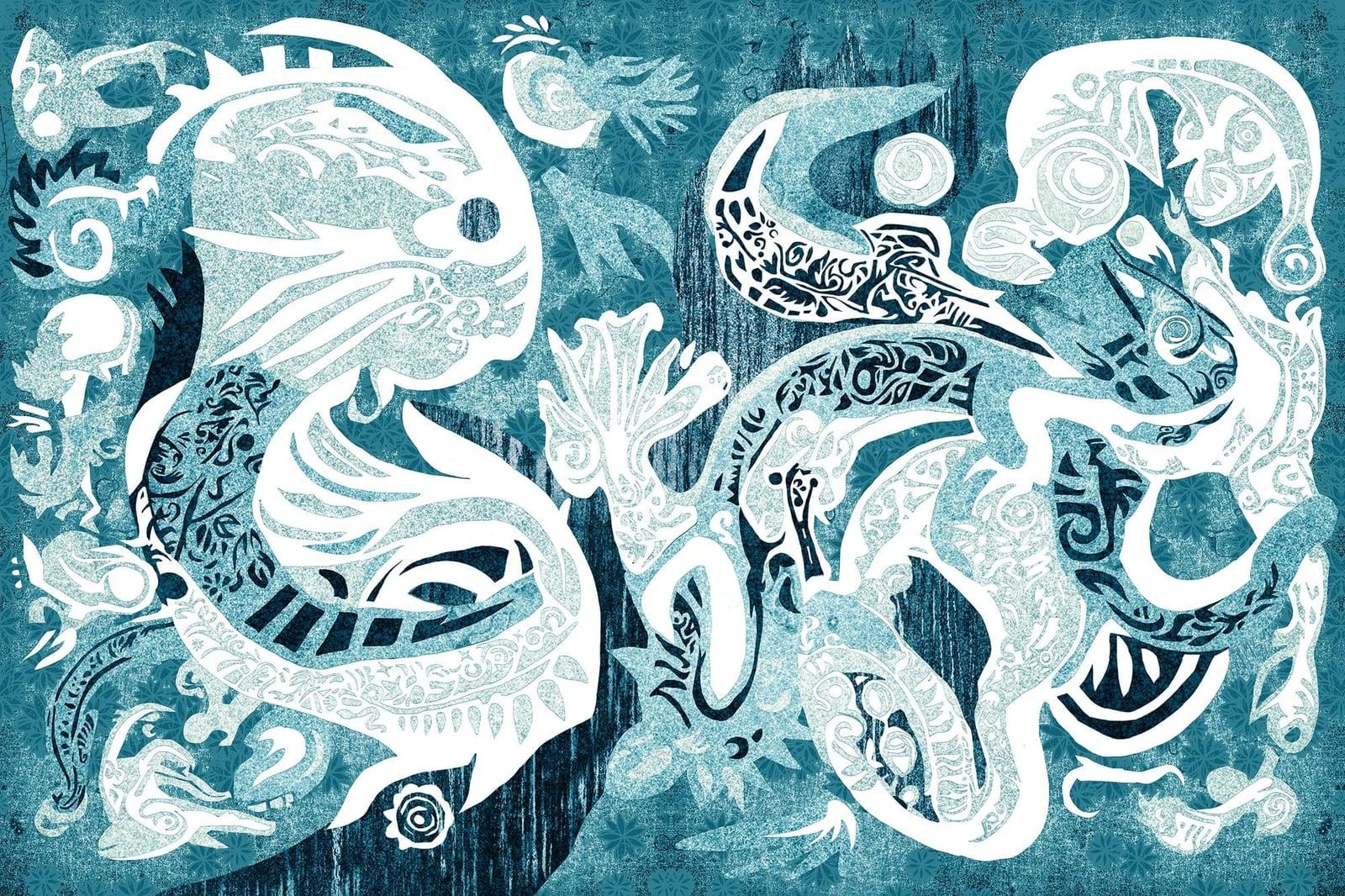Crescent Blue by Emily Xie
