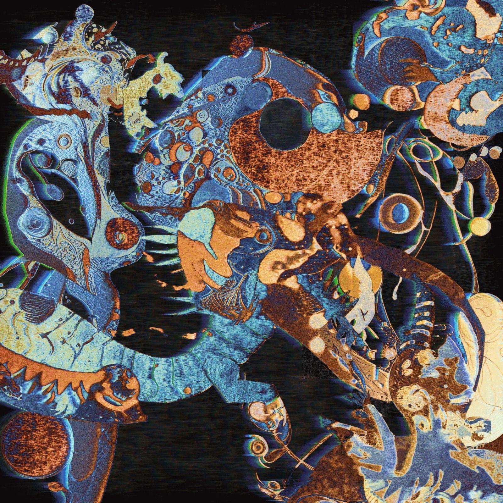 Scrapspine (2024), generative artwork by Emily Xie