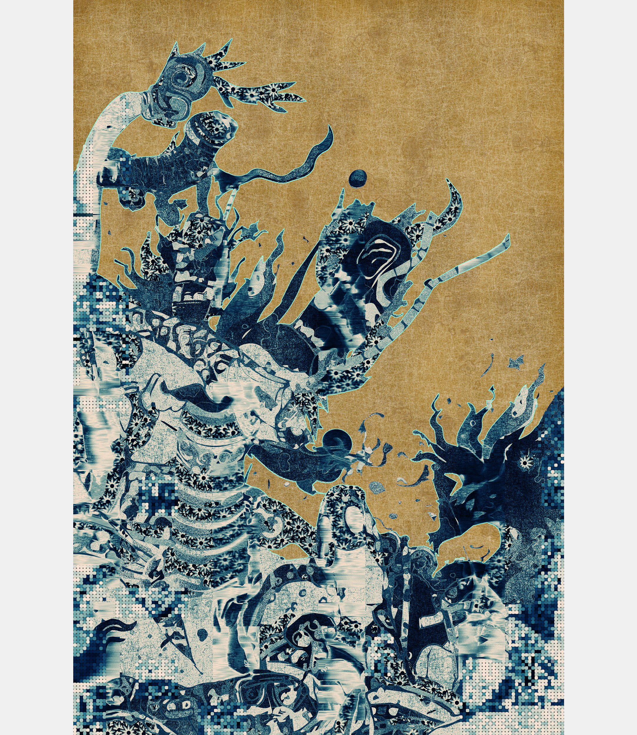 Emily Xie Generative Art - Static Trace